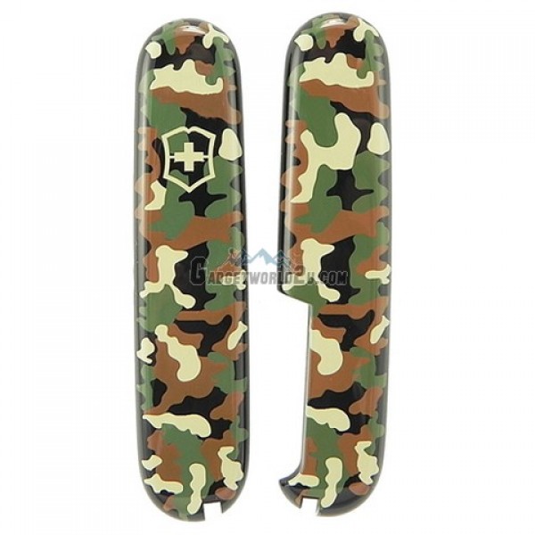 Victorinox 91mm Scale Handles Woodland Camo